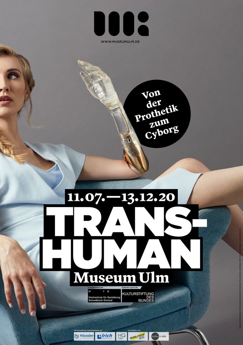 Ausstellungsplakat Transhuman